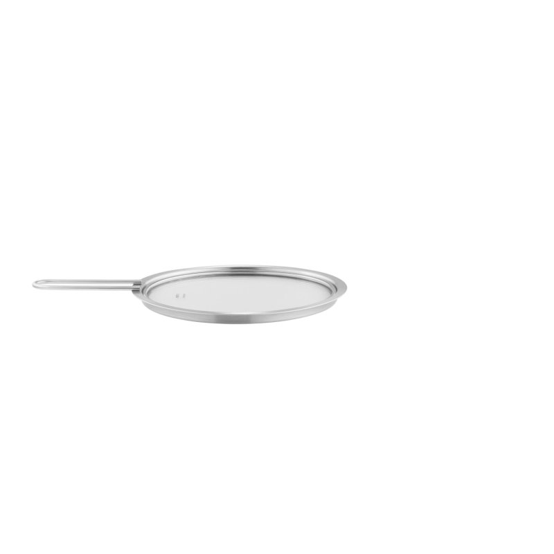 Eva Trio - Glass lid - Brushed steel - 20 cm