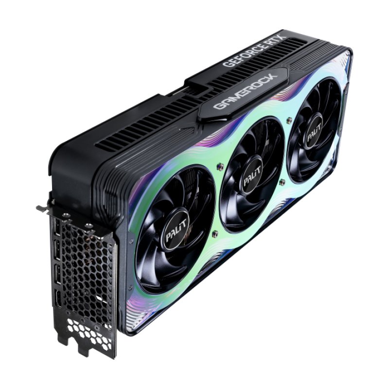 Palit GameRock RTX5070 Ti, PCIe5, 16GB DDR7, HDMI, 3 DP, 2452MHz Clock, RGB Lighting