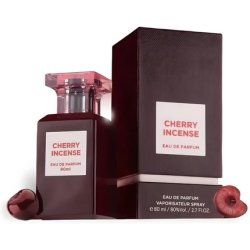 STOCK7 - Fragrance World Cherry Incense Perfumed Water Unisex 80ml Eau de Parfum Arabic Perfume for Men and Women