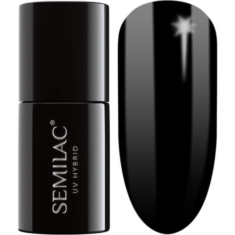 Semilac 031 UV Hybrid Nail Polish Black Diamond 7ml