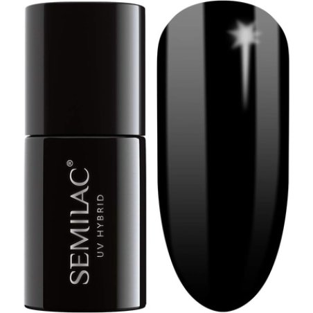Semilac 031 UV Hybrid Nail Polish Black Diamond 7ml