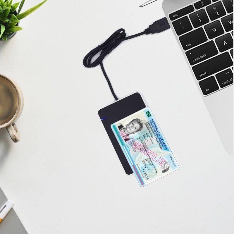 Ewent EW1053 lecteur de carte magnétique USB Noir