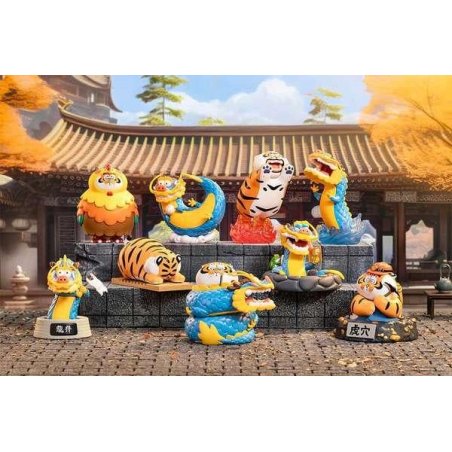 ALEXANDER the Fat Tiger - Long Teng Hu - Blind Box Set 8 Figurine 10cm