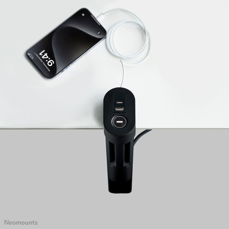 Neomounts desk socket with clamp