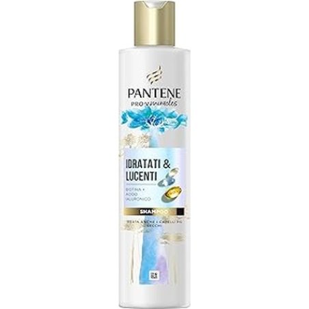 Pantene Hydrated Shiny Shampoo With Biotin 250ml - Pro-V Miracles Shampoo For Dry Hair