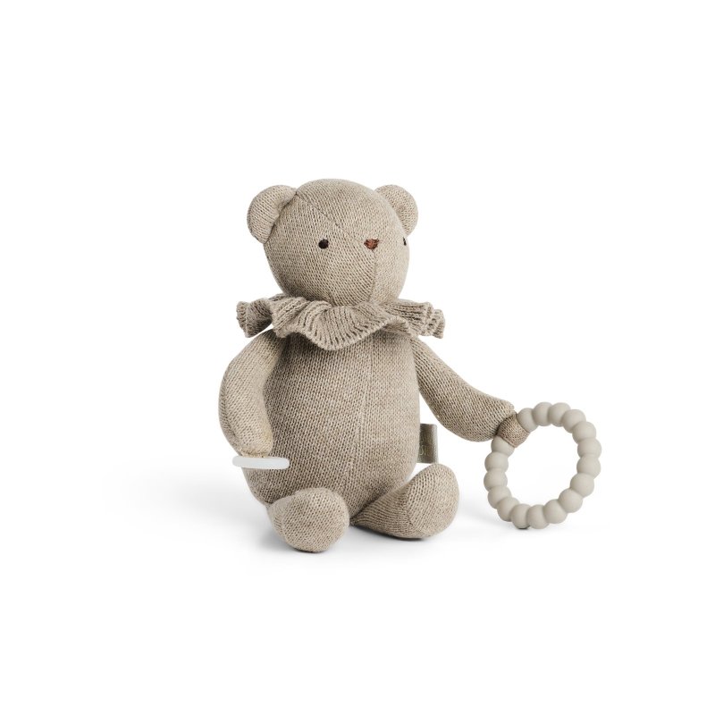 Smallstuff - Little activity bear, for dummy and teether, nature - (40006-35)