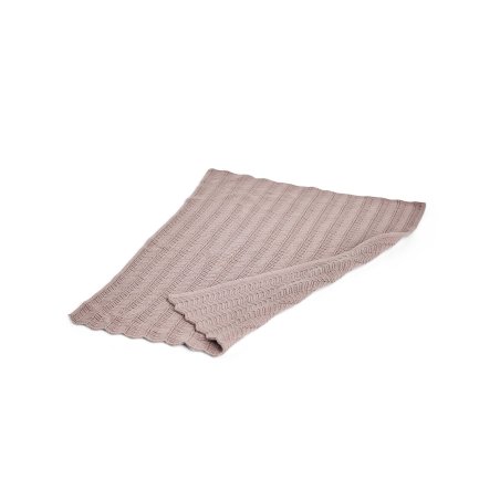 Smallstuff - Doll blanket, fishbone knit, powder - (40017-23)