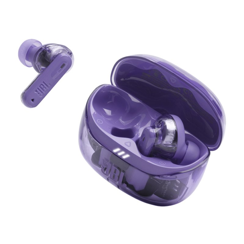 JBL Tune Beam 2 Ghost Edition Headset Wireless In-ear Music/Everyday Bluetooth Purple