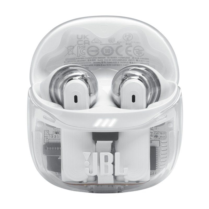 JBL Tune Flex 2 Ghost Edition Headset True Wireless Stereo (TWS) In-ear Calls/Music Bluetooth White