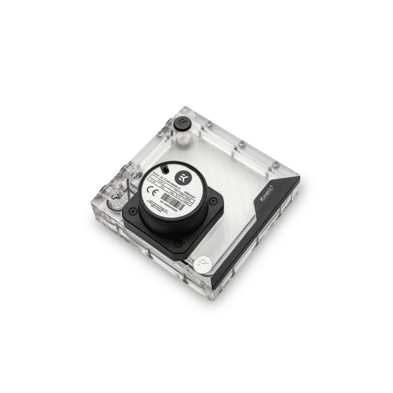 EK Water Blocks EK-Quantum Kinetic3 FLT D5 PWM Ausgleichsbehälter-Pumpen-Kombination - 140mm, D-RGB, Acryl