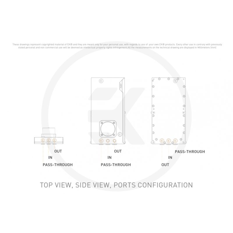 EK Water Blocks EK-Quantum Kinetic3 FLT D5 PWM Ausgleichsbehälter-Pumpen-Kombination - 280mm, D-RGB, Acryl