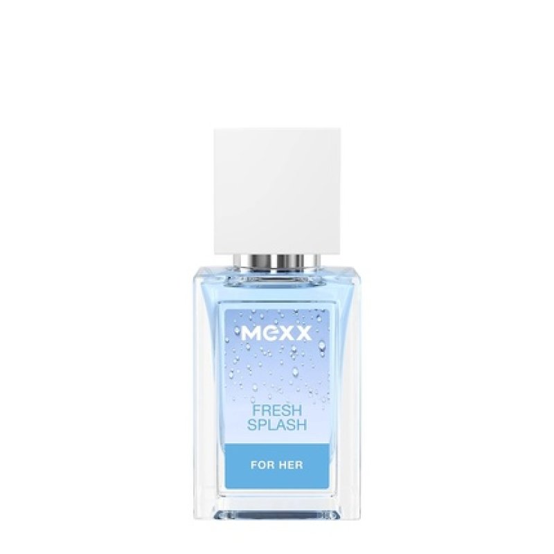 Mexx Fresh Splash For Her Eau de Toilette 15ml Floral-Fresh Women's Fragrance Glass Spray Bottle