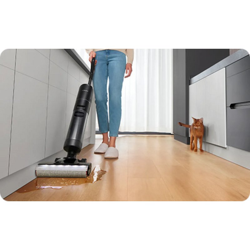 Dreame H13 Pro Aspirateur balai Batterie Sec&humide Sans sac 300 W Noir 4900 Ah