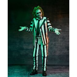 Beetlejuice Beetlejuice figurine 7 Scale Ultimate Striped Suit Beetlejuice 18 cm