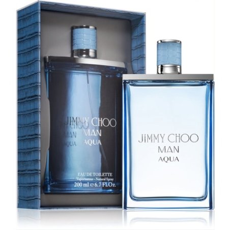 Jimmy Choo Man Aqua Eau de Toilette Natural Spray 200ml for Men - Brand New and Sealed
