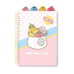 PUSHEEN - Fruits - Notebook Intercalaires - Format A5
