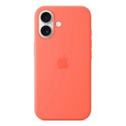 IPHONE 16 SILICONE CASE WITH MAGSAFE - TANGERINE