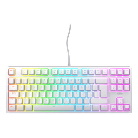 CHERRY K4V2 TKL clavier Jouer USB QWERTY Nordique Blanc