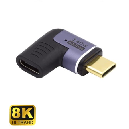 Ewent EC1048 changeur de genre de câble USB-C Noir, Violet