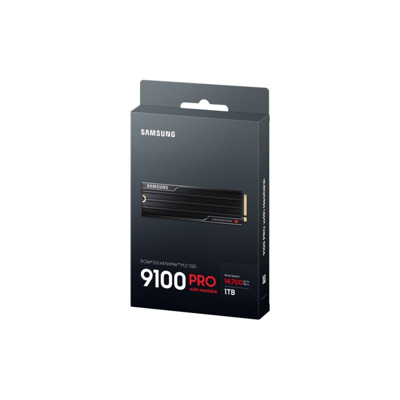 9100PRO 1TB SSD M.2 NVMe PCIe 5 Heatsink