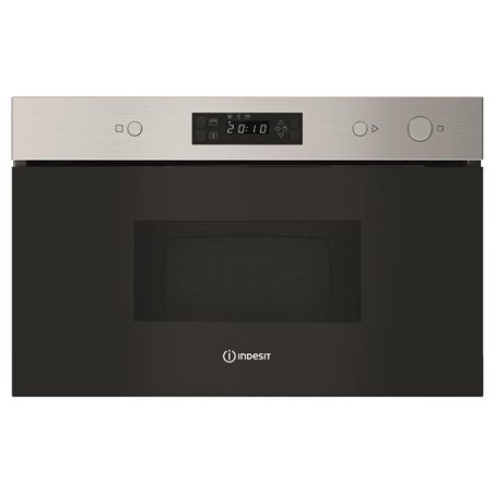 Micro-ondes encastrable, inox, solo, 22 L, plateau 25 cm, décongélation *