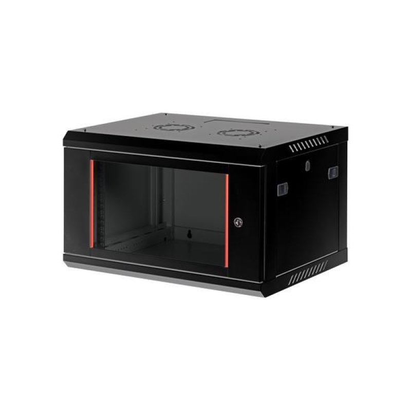 Wallmount Ess assemblé 12U prof.450 AV black