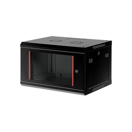 Wallmount Ess assemblé 12U prof.450 AV black