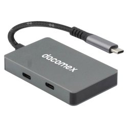 DACOMEX USB Hub HB 514 Type-C, 2 x Type-A, 1 x Type-C, 1 x Type-C PD 60W