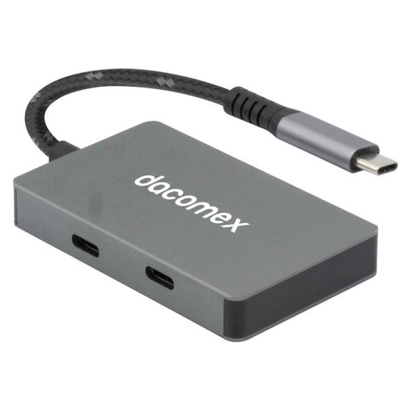 DACOMEX USB Hub HB 514 Type-C, 2 x Type-A, 1 x Type-C, 1 x Type-C PD 60W