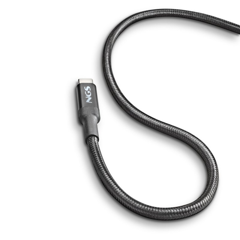 NGS KNOT 65W-2 câble USB USB 2.0 2 m USB C Noir