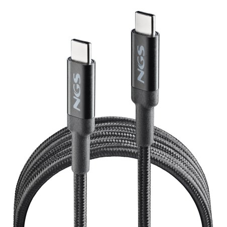 NGS KNOT 65W-3 câble USB USB 2.0 3 m USB C Noir