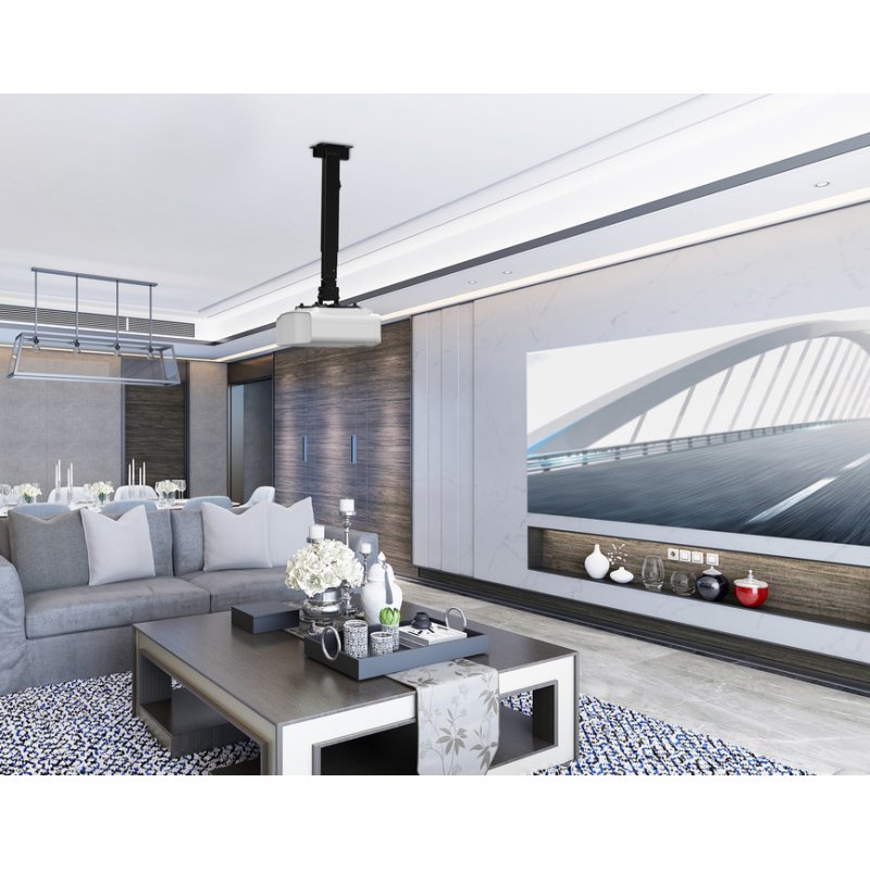 Equip Support mural pour projecteur, noir