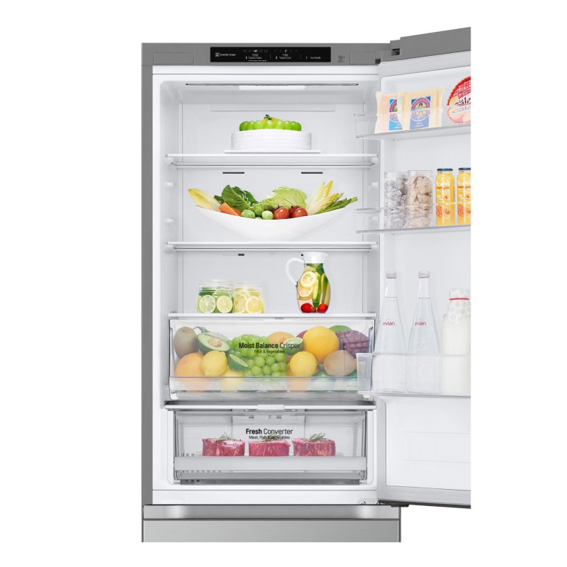 LG GBV3100CPY.APYQEUR fridge-freezer Freestanding 344 L C Silver