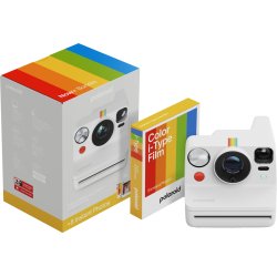 Polaroid - Now Gen 3 White - Bundle with Color Film (8 photos)