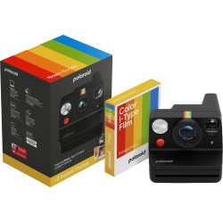 Polaroid - Now Gen 3 Black - bundle with Color Film (8 photos)