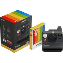 Polaroid - Now Gen 3 Black - Bundle with Color Film (8 photos)