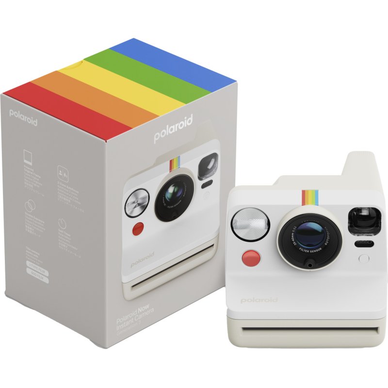 Polaroid - Now Gen 3 Pebble White