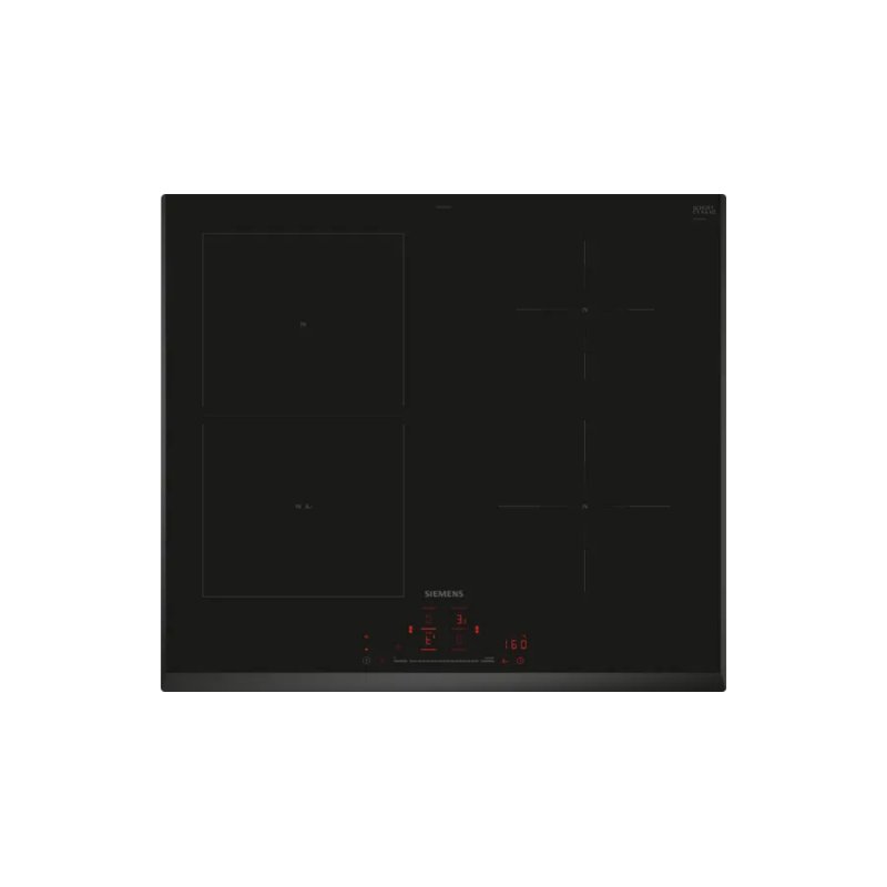 Siemens iQ100 ED651HSC1E Black Built-in 60 cm Zone induction hob 4 zone(s)