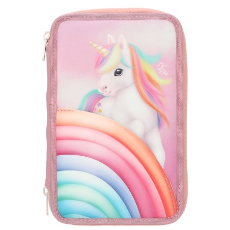 Ylvi - Triple Pencil Case - Color Cloud - Candy Colors