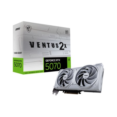 MSI VGA 12GB RTX5070 VENTUS 2X OC WHITE 3xDP/HDMI GeForce RTX 5070 12G VENTUS 2X OC WHITE