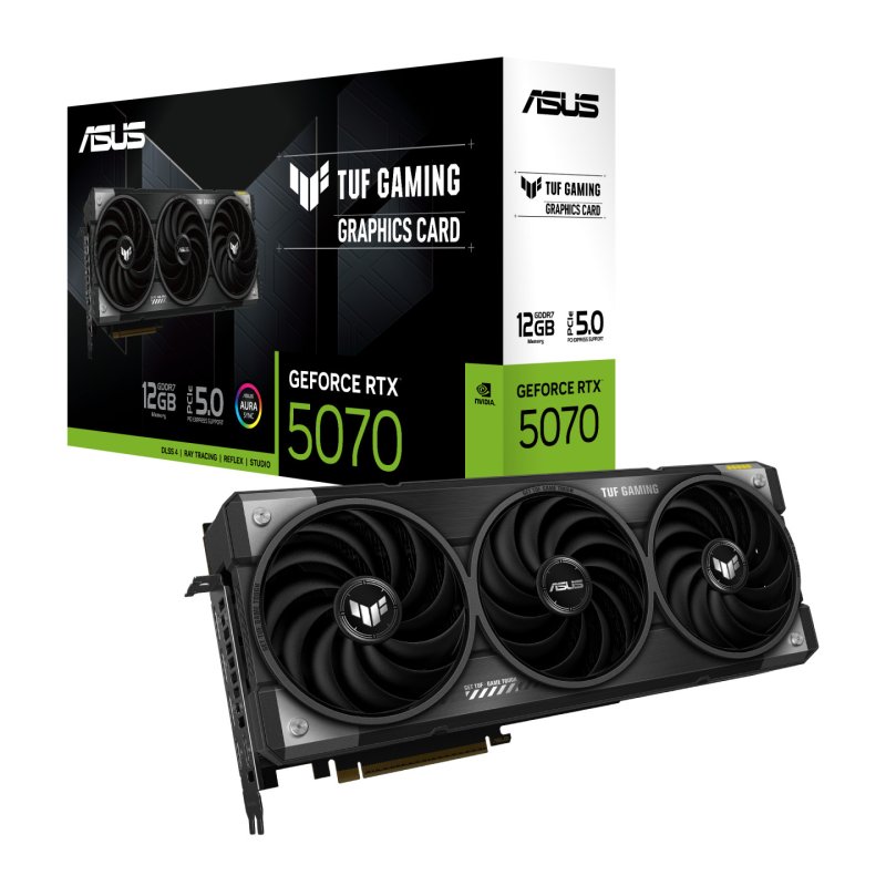ASUS VGA 12GB RTX5070 TUF-16G-GAMING 3xDP/1xHDMI TUF-RTX5070-12G-GAMING