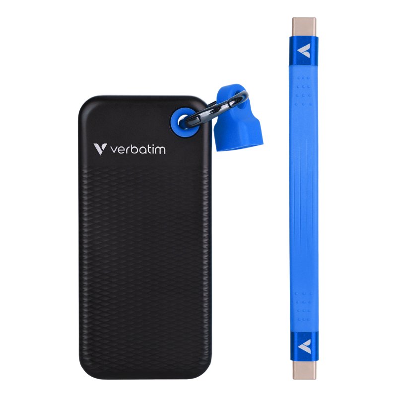 VERBATIM SSD POCKET 1TB NOIR BLEU