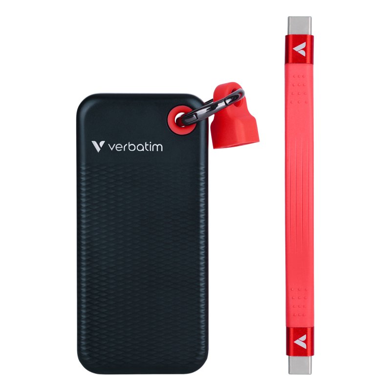 VERBATIM SSD POCKET 1TB NOIR ROUGE