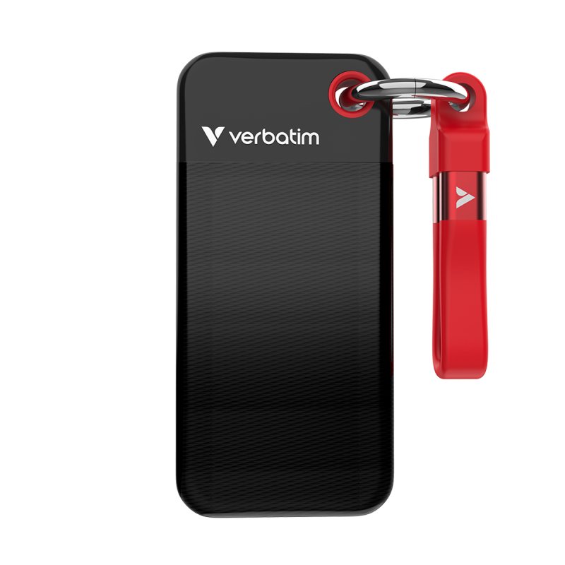 VERBATIM SSD POCKET 1TB NOIR ROUGE