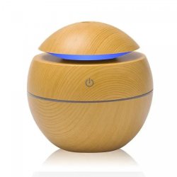 Herzberg Air Humidifier Aroma Oil Diffuser Light wood