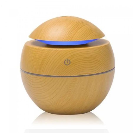 Herzberg Air Humidifier Aroma Oil Diffuser Light wood