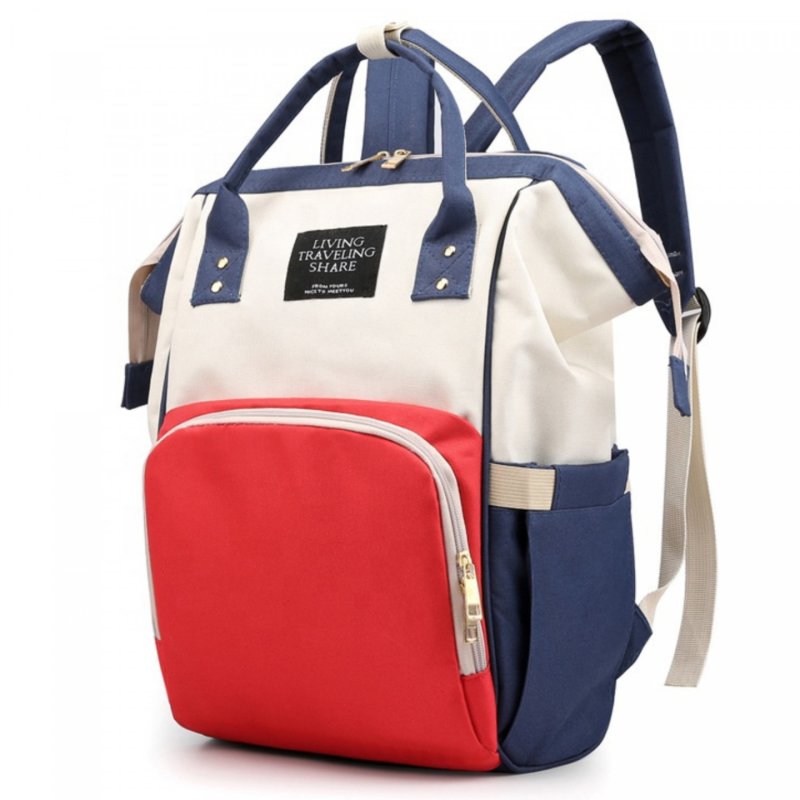 Herzberg HG-03114: Multifunction Mommy Diaper and Baby Bottle Bag - Multicolored