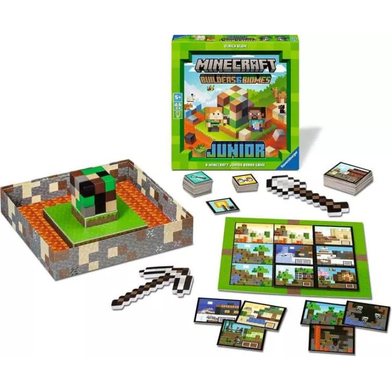 Minecraft jeu de plateau Builders & Biomes Junior
