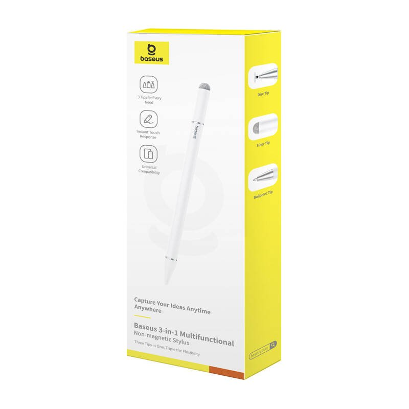 Baseus Smooth Writing III stylus Non-magnetic version (white)