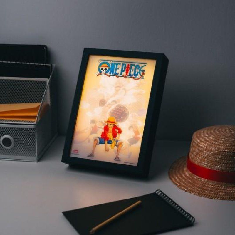 ONE PIECE - Luffy - Cadre Lumineux LED 28x20x5cm